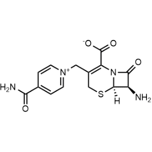 (6R,7R)-7-Amino-3-((4-carbamoylpyridin-1-ium-1-yl)methyl)-8-oxo-5-thia-1-azabicyclo[4.2.0]oct-2-ene-2-carboxylate|CS-0858138