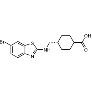 trans-4-[[(6-bromo-1,3-benzothiazol-2-yl)amino]methyl]cyclohexanecarboxylic acid|CS-0858467
