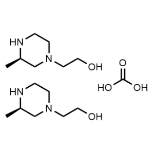 hemi(carbonic acid);2-[(3R)-3-methylpiperazin-1-yl]ethanol|CS-0858586