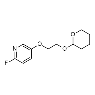 2-fluoro-5-(2-tetrahydropyran-2-yloxyethoxy)pyridine|CS-0858708