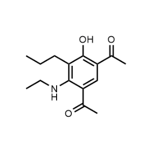 1,1'-(4-(Ethylamino)-6-hydroxy-5-propyl-1,3-phenylene)diethanone|CS-0863724