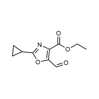 Ethyl 2-cyclopropyl-5-formyloxazole-4-carboxylate|CS-0863747