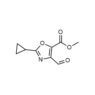 Methyl 2-cyclopropyl-4-formyloxazole-5-carboxylate|CS-0863752