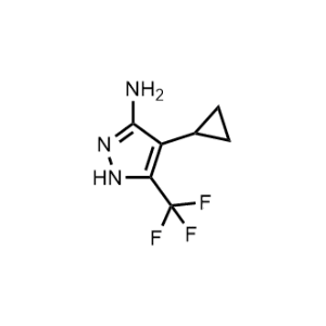 4-Cyclopropyl-5-(trifluoromethyl)-1H-pyrazol-3-amine|CS-0864081