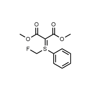 Dimethyl 2-((fluoromethyl)(phenyl)-λ4-sulfanylidene)malonate|CS-0864116