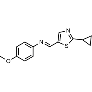 N-((2-cyclopropylthiazol-5-yl)methylene)-4-methoxyaniline|CS-0864465