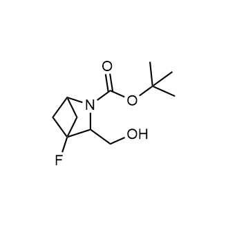 2-Azabicyclo[2.1.1]hexane-2-carboxylic acid, 4-fluoro-3-(hydroxymethyl)-, 1,1-dimethylethyl ester|CS-0864533