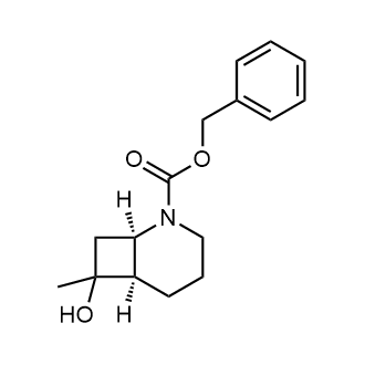 rel-Phenylmethyl (1R,6R)-7-hydroxy-7-methyl-2-azabicyclo[4.2.0]octane-2-carboxylate|CS-0864631