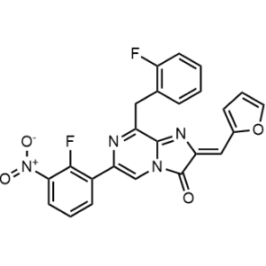 6-(2-Fluoro-3-nitrophenyl)-8-(2-fluorobenzyl)-2-(furan-2-ylmethylene)imidazo[1,2-a]pyrazin-3(2H)-one|CS-0864855