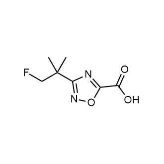 3-(1-Fluoro-2-methylpropan-2-yl)-1,2,4-oxadiazole-5-carboxylic acid|CS-0864974
