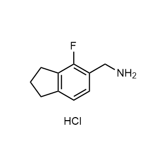 (4-Fluoro-2,3-dihydro-1H-inden-5-yl)methanamine hydrochloride|CS-0865077