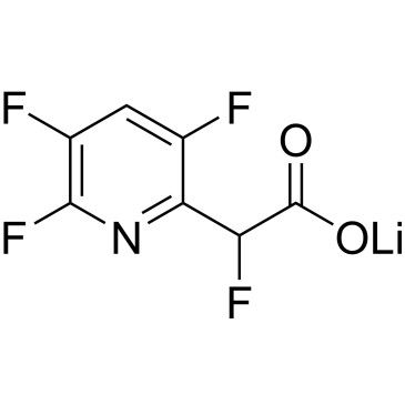 2-Fluoro-2-(3,5,6-trifluoropyridin-2-yl)acetate lithium|CS-0865122