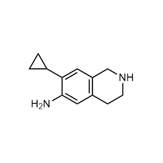 7-Cyclopropyl-1,2,3,4-tetrahydroisoquinolin-6-amine|CS-0865330