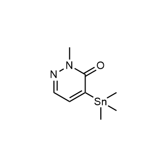 2-Methyl-4-(trimethylstannyl)pyridazin-3(2H)-one|CS-0865345