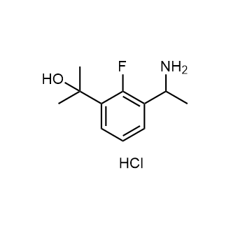 2-(3-(1-Aminoethyl)-2-fluorophenyl)propan-2-ol hydrochloride|CS-0865469