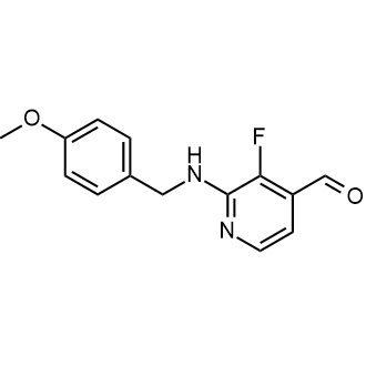 3-Fluoro-2-((4-methoxybenzyl)amino)isonicotinaldehyde|CS-0865808