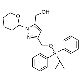 (3-(((tert-Butyldiphenylsilyl)oxy)methyl)-1-(tetrahydro-2H-pyran-2-yl)-1H-pyrazol-5-yl)methanol|CS-0865932
