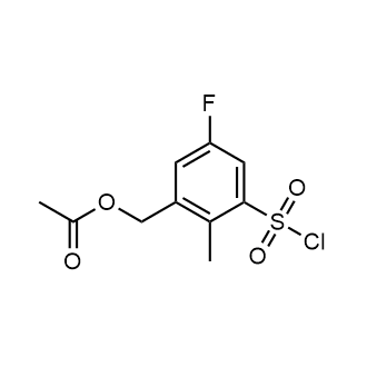 3-(Chlorosulfonyl)-5-fluoro-2-methylbenzyl acetate|CS-0866254