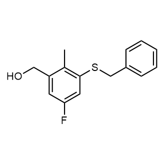 (3-(Bbenzylthio)-5-fluoro-2-methylphenyl)methanol|CS-0866255
