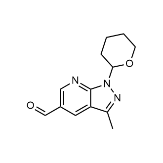 3-Methyl-1-(tetrahydro-2H-pyran-2-yl)-1H-pyrazolo[3,4-b]pyridine-5-carbaldehyde|CS-0866721
