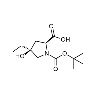 (2S,4S)-1-(tert-Butoxycarbonyl)-4-ethyl-4-hydroxypyrrolidine-2-carboxylic acid|CS-0866947