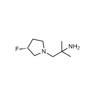 (R)-1-(3-Fluoropyrrolidin-1-yl)-2-methylpropan-2-amine|CS-0867050