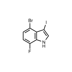 4-Bromo-7-fluoro-3-iodo-1H-indole|CS-0867168