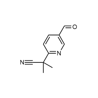2-(5-Formylpyridin-2-yl)-2-methylpropanenitrile|CS-0867410