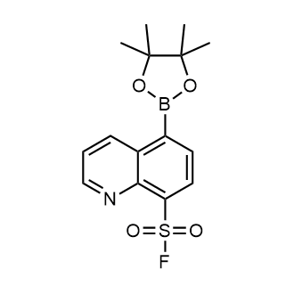 5-(4,4,5,5-Tetramethyl-1,3,2-dioxaborolan-2-yl)quinoline-8-sulfonyl fluoride|CS-0867461