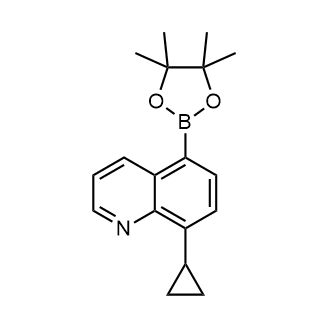 8-Cyclopropyl-5-(4,4,5,5-tetramethyl-1,3,2-dioxaborolan-2-yl)quinoline|CS-0867472
