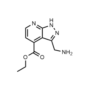 Ethyl 3-(aminomethyl)-1H-pyrazolo[3,4-b]pyridine-4-carboxylate|CS-0867598