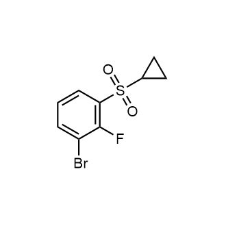 1-Bromo-3-(cyclopropylsulfonyl)-2-fluorobenzene|CS-0867697