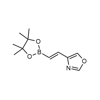 (E)-4-(2-(4,4,5,5-Tetramethyl-1,3,2-dioxaborolan-2-yl)vinyl)oxazole|CS-0867822