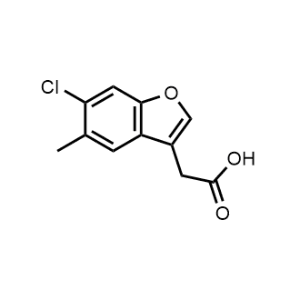 2-(6-Chloro-5-methylbenzofuran-3-yl)acetic acid|CS-0867825