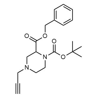 2-Benzyl 1-(tert-butyl) 4-(prop-2-yn-1-yl)piperazine-1,2-dicarboxylate|CS-0867991