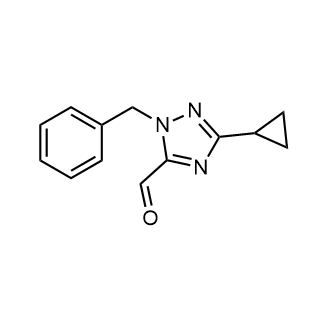 1-Benzyl-3-cyclopropyl-1H-1,2,4-triazole-5-carbaldehyde|CS-0868098