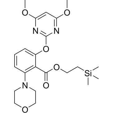 2-(Trimethylsilyl)ethyl 2-((4,6-dimethoxypyrimidin-2-yl)oxy)-6-morpholinobenzoate|CS-0868139
