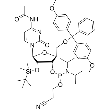 DMTr-3'-O-TBDMS-rC(Ac)-CE Phosphoramidite|CS-0868153