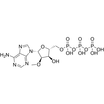 ((2R,3R,4R,5R)-5-(6-Amino-9H-purin-9-yl)-3-hydroxy-4-methoxytetrahydrofuran-2-yl)methyl tetrahydrogen triphosphate|CS-0868160