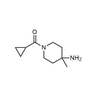 (4-Amino-4-methylpiperidin-1-yl)(cyclopropyl)methanone|CS-0868384
