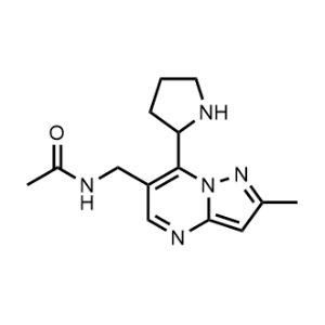 N-((2-Methyl-7-(pyrrolidin-2-yl)pyrazolo[1,5-a]pyrimidin-6-yl)methyl)acetamide|CS-0868448