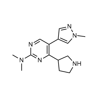 N,N-Dimethyl-5-(1-methyl-1H-pyrazol-4-yl)-4-(3-pyrrolidinyl)-2-pyrimidinamine|CS-0868490