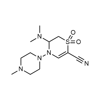 3-(Dimethylamino)-4-(4-methylpiperazin-1-yl)-3,4-dihydro-2h-1,4-thiazine-6-carbonitrile 1,1-dioxide|CS-0868493