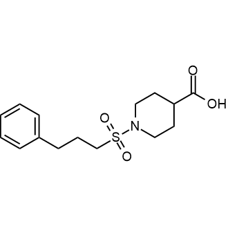 1-((3-Phenylpropyl)sulfonyl)piperidine-4-carboxylic acid|CS-0868503