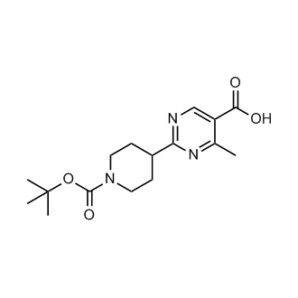2-(1-(Tert-butoxycarbonyl)piperidin-4-yl)-4-methylpyrimidine-5-carboxylic acid|CS-0868522