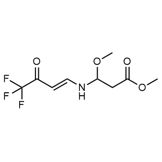 Methyl 3-methoxy-3-[(4,4,4-trifluoro-3-oxo-1-buten-1-yl)amino]propanoate|CS-0868562