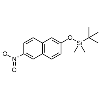 tert-Butyldimethyl((6-nitronaphthalen-2-yl)oxy)silane|CS-0869681
