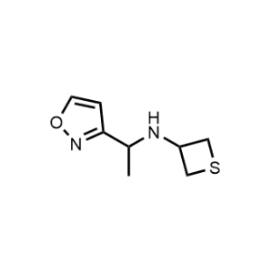 N-(1-(Isoxazol-3-yl)ethyl)thietan-3-amine|CS-0869787