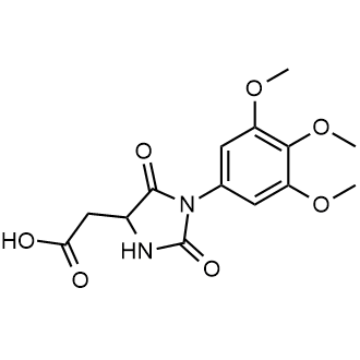 2-(2,5-Dioxo-1-(3,4,5-trimethoxyphenyl)imidazolidin-4-yl)acetic acid|CS-0869936