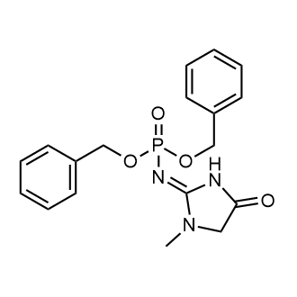 Dibenzyl (1-methyl-4-oxoimidazolidin-2-ylidene)phosphoramidate|CS-0869955